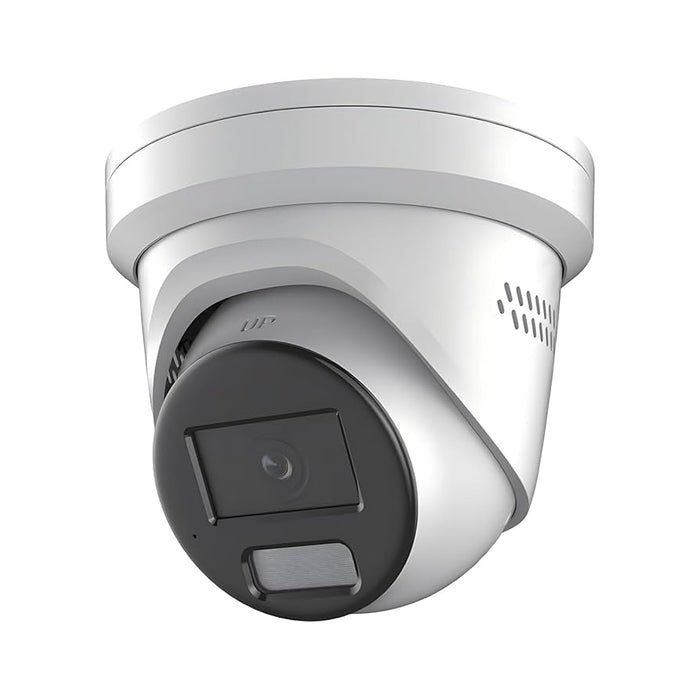 Hikvision DS-2CD2387G2H-LISU/SL4K 8MP PoE Fixed Turret IP Camera with Smart Hybrid Light, Color Night Vision, Human/Vehicle Detection, Built-in Mic and Speaker, Strobe Light and Audio Alarm