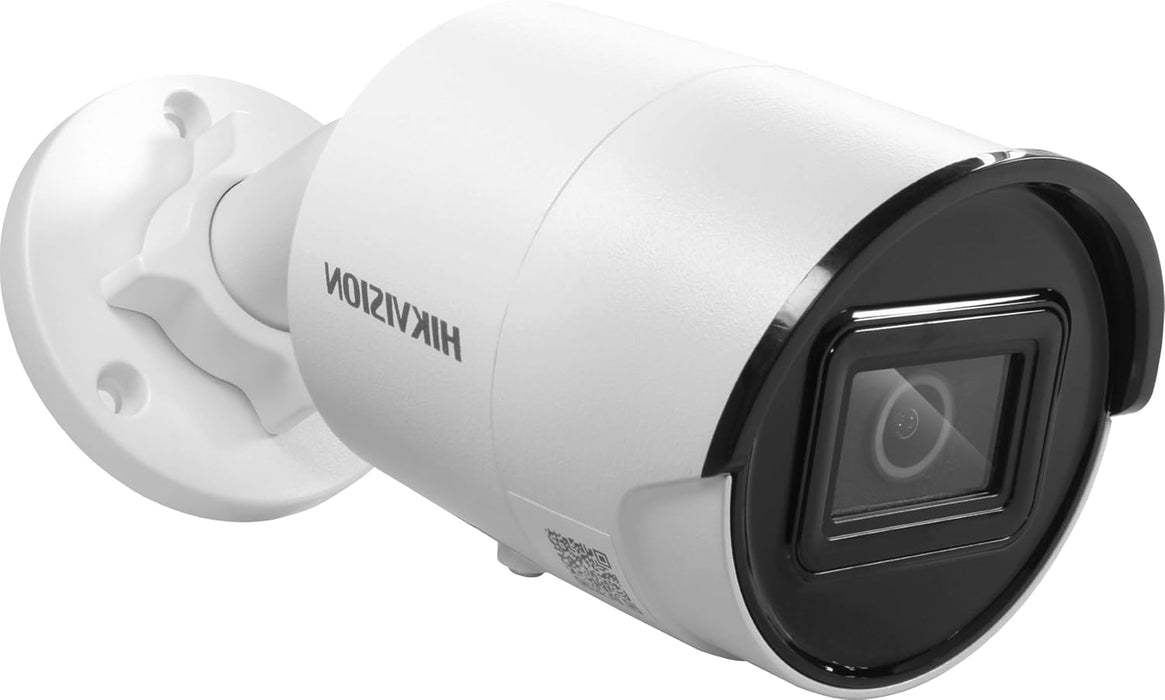 Ⲏіkvіsіon DS-2CD2083G2-IU AcuSense 4K 8MP 4mm Outdoor PoE IP Mini Bullet Camera, Built in Mic, EXIR 98ft Night Vision, Weatherproof