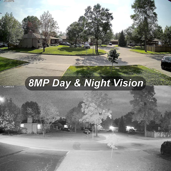 Ⲏіkvіsіon DS-2CD2083G2-IU AcuSense 4K 8MP Outdoor PoE IP Mini Bullet Camera, 2.8mm Lens, Built in Mic, EXIR 98ft Night Vision, Weatherproof