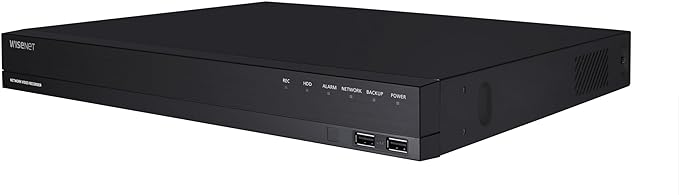 Hanwha Wisenet A-Series 16 Channel PoE IP Camera System, NDAA TAA Compliant for Government Projects, ARN-1610S 16 CH 4K H.265 NVR with 12 pcs ANV-L7012R 4MP IP Dome Weatherproof IP Cameras 4TB Storage