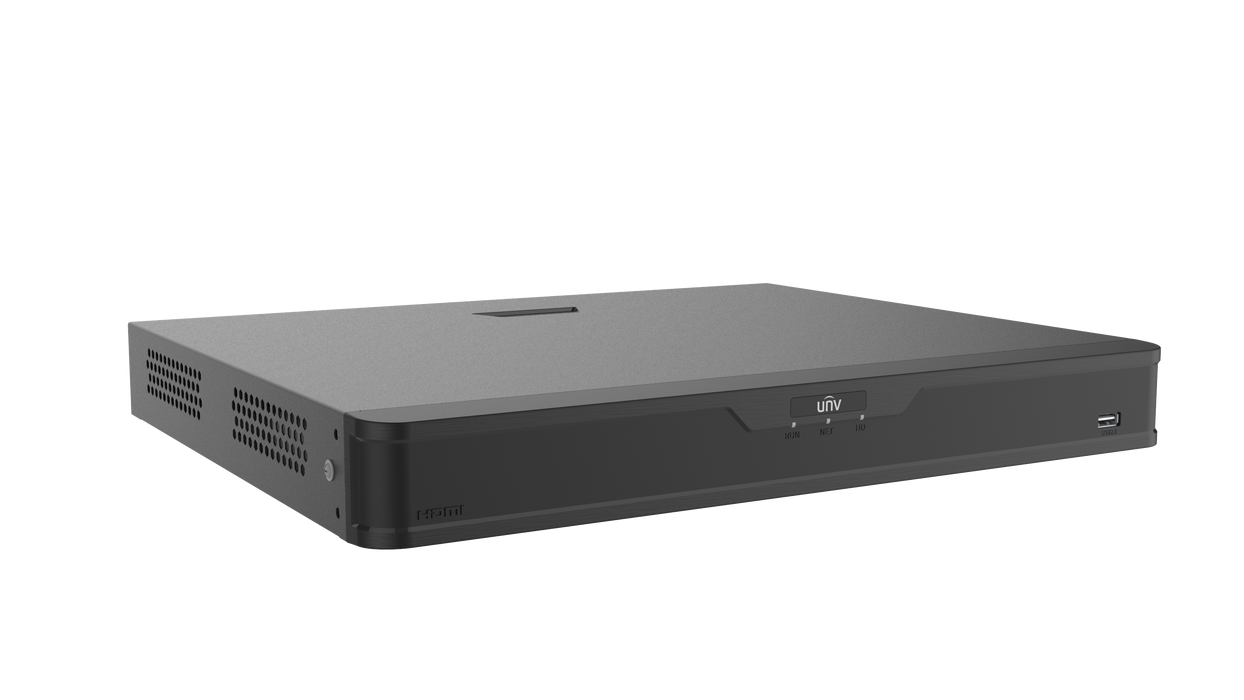 Uniview NVR302-16B-P16-IQ 16CH 16Port POE Network Video Recorder NO HDD
