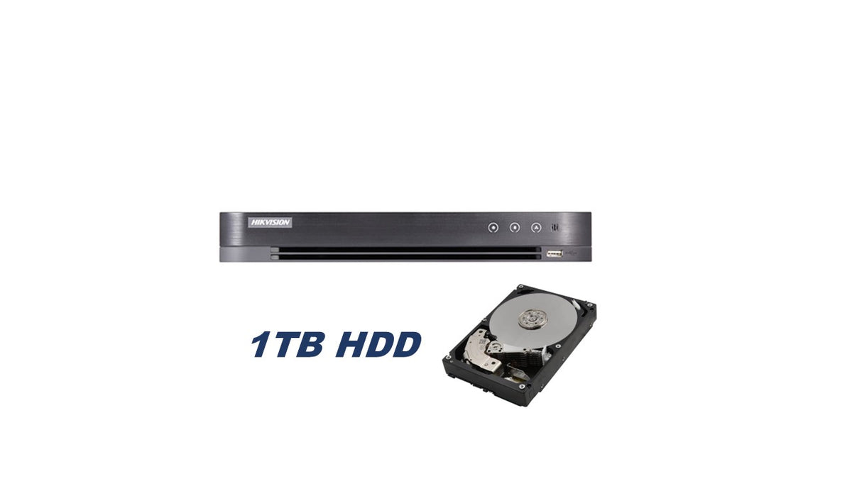 Hikvision DS-7204HQHI-K1 TurboHD 4 Channel DVR with 1TB HDD — CCTV ...