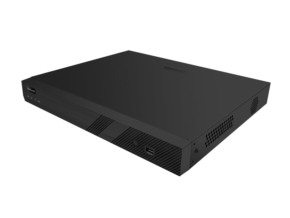 Real HD UNVR-16CH 16 Channel 4K NVR Recorder w/ 16 POE Ports, Plug and Play Compatible with up to 8MP Uniview IP Cameras