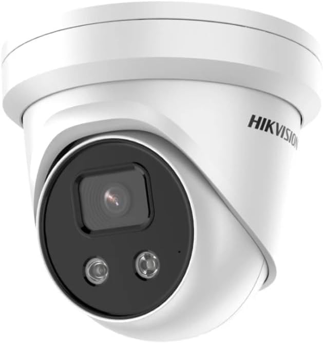 DS-2CD2386G2-IU 4mm HIK 8MP AcuSense IP Camera, 4K PoE Turret Network Camera with Human/Vehicle Detection, DarkFighter, Built-in Mic, 98ft I並行輸入品