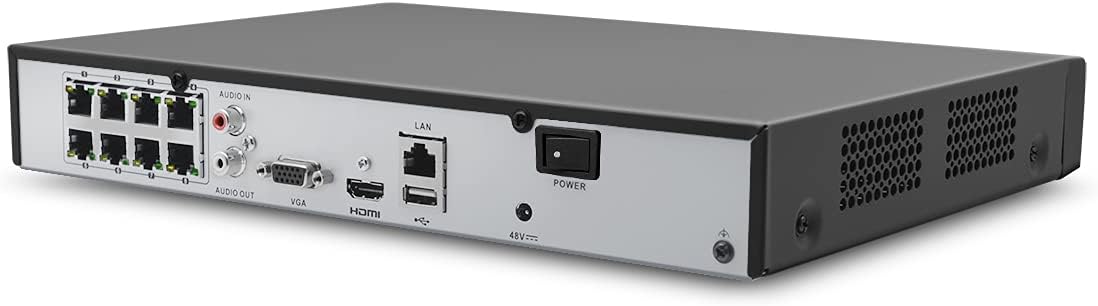 Hikvision 4K 8-Channel PoE Network Video Recorder NVR, Embedded