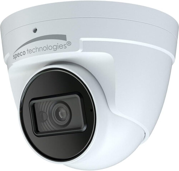 Speco-Technologies O8VT3 8MP 4K Network PoE Turret Dome IP Camera Outdoor Vandal Proof, 2.8mm Lens, 100ft Night Vision, H.265, IP67, Built-in Mic, Security IP Camera Compatible with Speco System, NDAA