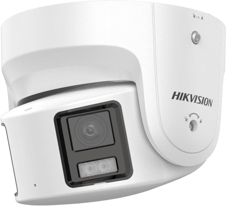 Hikvision DS-2CD2387G2P-LSU/SL ColorVu 8MP Panoramic Turret IP Camera, 4mm Fixed Lens