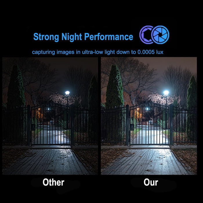 Ⲏіkvіsіon DS-2CD2347G2H-LIU AcuSense IP Camera ColorVu Full Color Night Vision, 100ft Night Vision, Outdoor, Built-in Mic, 2.8mm Lens Wide Angle, Compatible with Hikvision