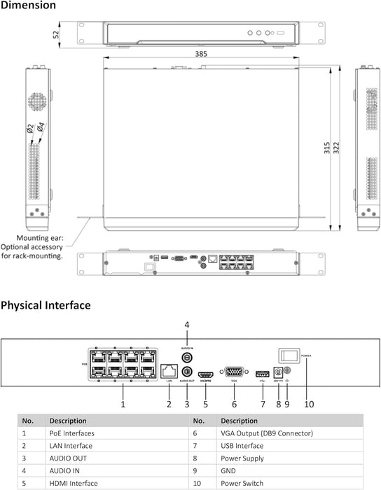 Hikvision 8CH NVR Security Camera System, 6pcs DS-2CD2143G2-I 4MP PoE IP Cameras Outdoor, 2.8MM Lens 3-Axis, WDR, IP67, IK10, H.265+ with 4K 8CH NVR Pre-Installed 2TB HDD for 24-7 Recording, Cable not Included