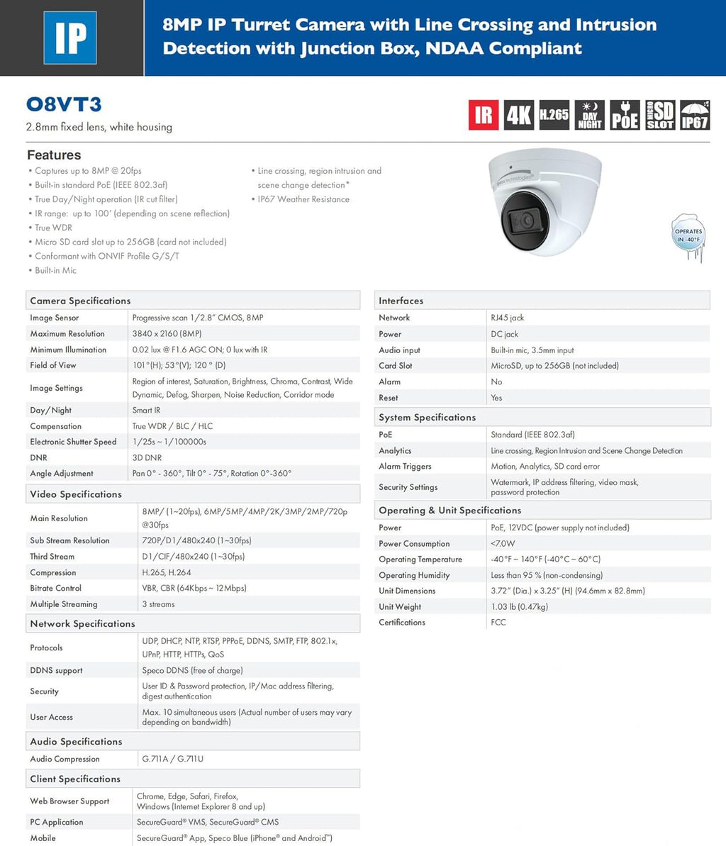 Speco Technologies — CCTV Camera System Store