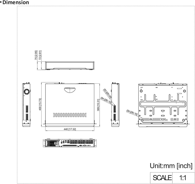 Hikvision 32 Channel Security Camera System, 8MP 32CH POE NVR DS-2CD7732NI-M4/24P w/8TB HDD, with 16x DS-2CD2183G2-I 4K Vandal Dome Outdoor PoE IP Cameras, AI Human Vehicle Detection, Cable not Include, Commercial CCTV for Business