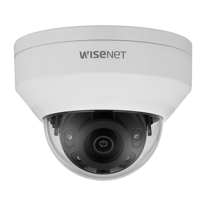 Hanwha Wisenet ANV-L7012R A-Series 4MP Vandal Dome IP Camera, NDAA TAA Compliant, 3mm Fixed Lens 107.5° Wide View Angle