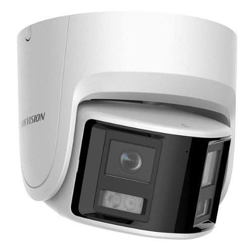 Hikvision DS-2CD2346G2P-ISU/SL 4MP Panoramic AcuSense Fixed Turret IP Network Camera DarkFighter Human & Vehicle  Detection