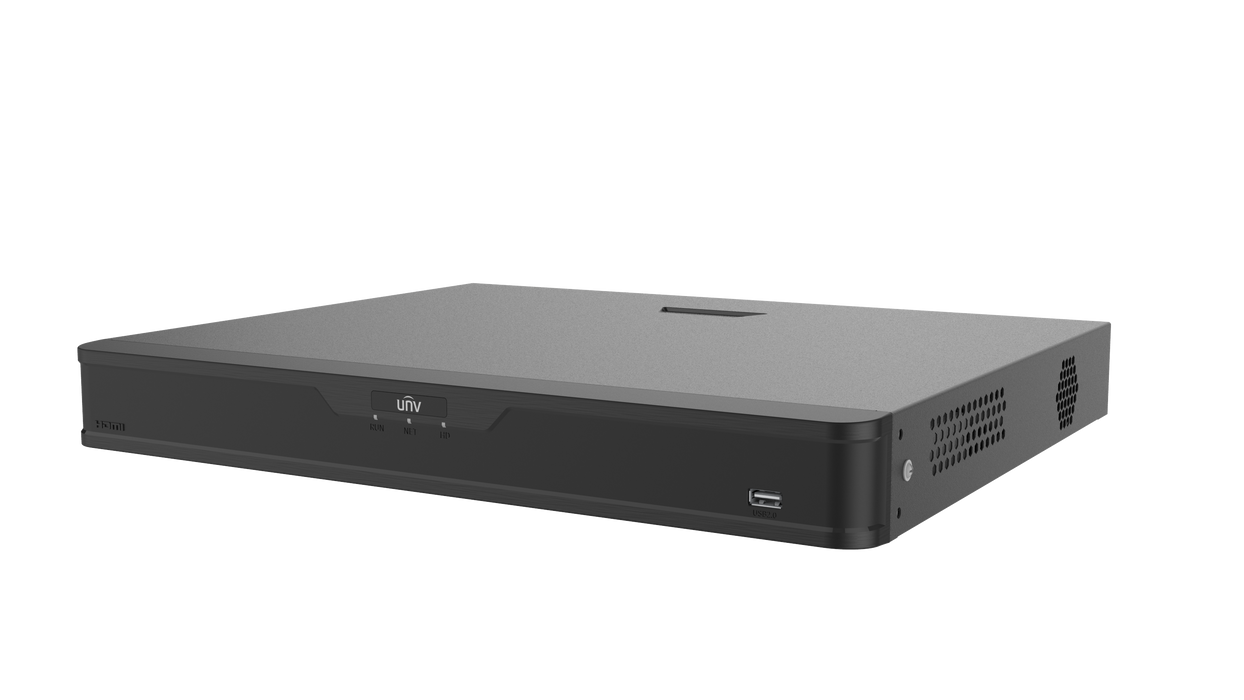 Uniview NVR302-16B-P16-IQ 16CH 16Port POE Network Video Recorder NO HDD