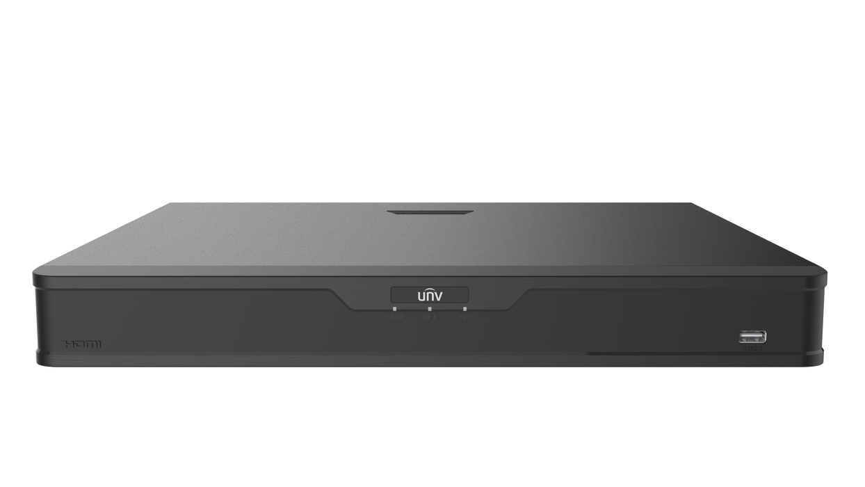 Uniview NVR302-16B-P16-IQ 16CH 16Port POE Network Video Recorder NO HDD