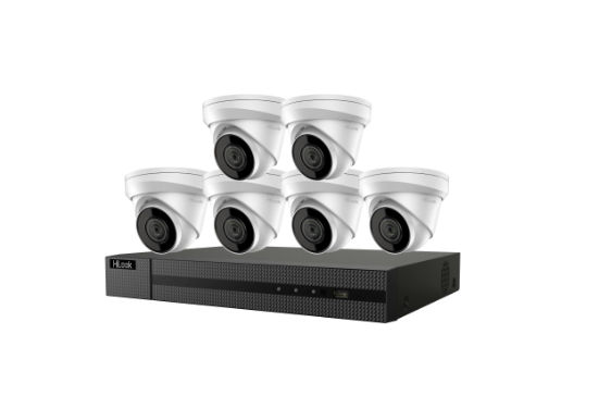 Hikvision OEM HiLook 4K IP Kit 6PC 4MP IP camera and 8CH NVR with 2TB HDD included