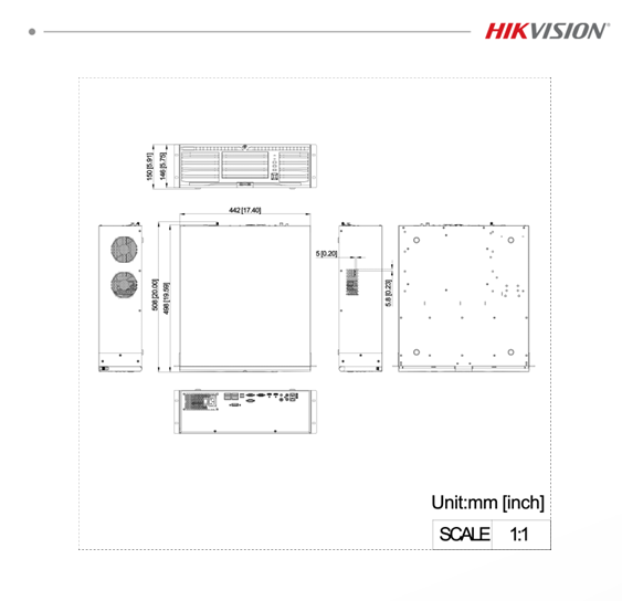 Hikvision 128CH 3U 4K NVR DS-96128NI-M16 2 HDMI & 2 VGA NO HDD