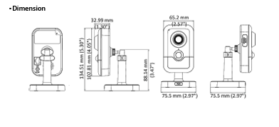 Cámara Hikvision DS-2CD2443G2-IW para interiores, PoE, 4 MP, lente de 2,8 mm, ranura para tarjeta SD integrada, Wi-Fi, audio bidireccional y sin interfaz web.