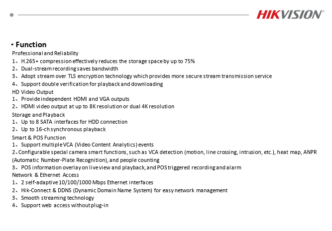 Hikvision 32CH 2U 8K DeepinMind Acuseek NVR iDS-9632NXI-M8/X NO HDD