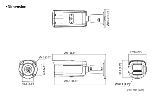 Hikvision DS-2CD2647G2T-LZS 4MP ColorVu Motorized Varifocal Bullet IP Camera 2.8-12MM