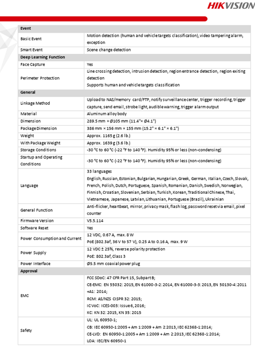 Hikvision DS-2CD2T47G2-LSU/SL 4MP ColorVu Strobe Light & Audible Warning Human & Vehicle Detection 4MM