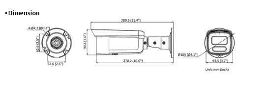Hikvision DS-2CD2T47G2-LSU/SL 4MP ColorVu Strobe Light & Audible Warning Human & Vehicle Detection 4MM