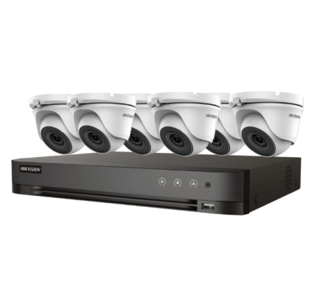 Hikvision EKT-K82T26 2MP Value Express TurboHD Kits 6PC TurboHD ECT-T12F2 Cameras & 1PC 8CH  ERT-K2082 DVR W/2T