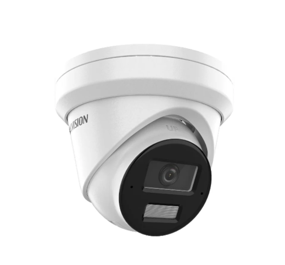 Hikvision DS-2CD2343G2-LI2U 4MP Acusense Smart Hybrid Light Fixed Turret Network IP Camera Built-in Dual Mic 2.8mm