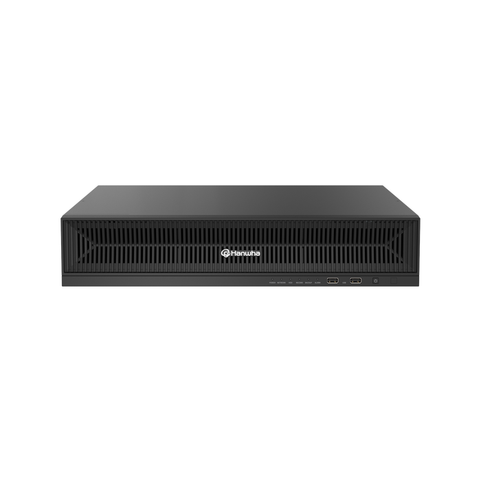 Ⲏanwha 64 CH Channel NVR XRN-6420B2 Network Video Record, Up to 32MP, HDMI, H.265+, 8 SATA (Up to 80TB), AI Detection, Hard Drive not Included