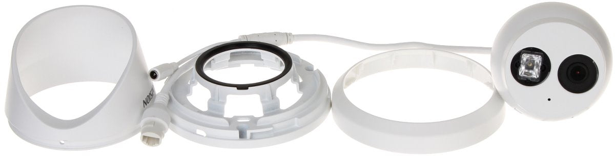 Cámara de vigilancia exterior IP de torreta HIKVISION DS-2CD2343G0-I de 4 megapíxeles EXIR PoE de 2,8 mm (versión estadounidense)