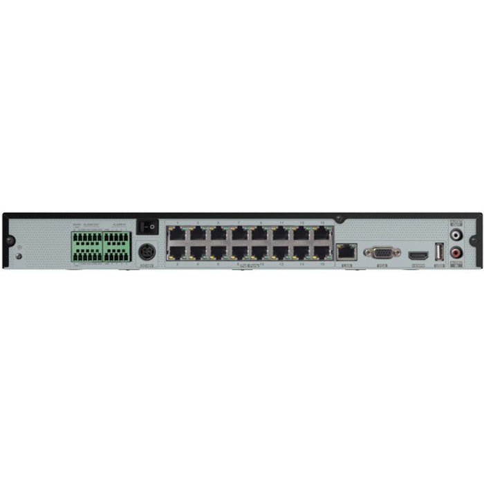 Speco Technologies N16NRE 16-Channel PoE 4K H.265 NVR with Facial Recognition and Smart Analytics W/ 4T HDD
