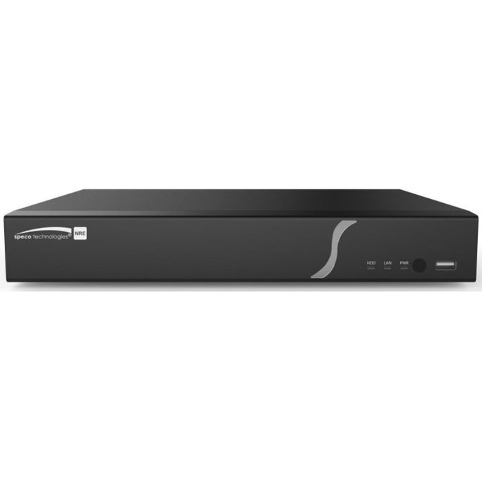 Speco Technologies N16NRE 16-Channel PoE 4K H.265 NVR with Facial Recognition and Smart Analytics W/ 4T HDD