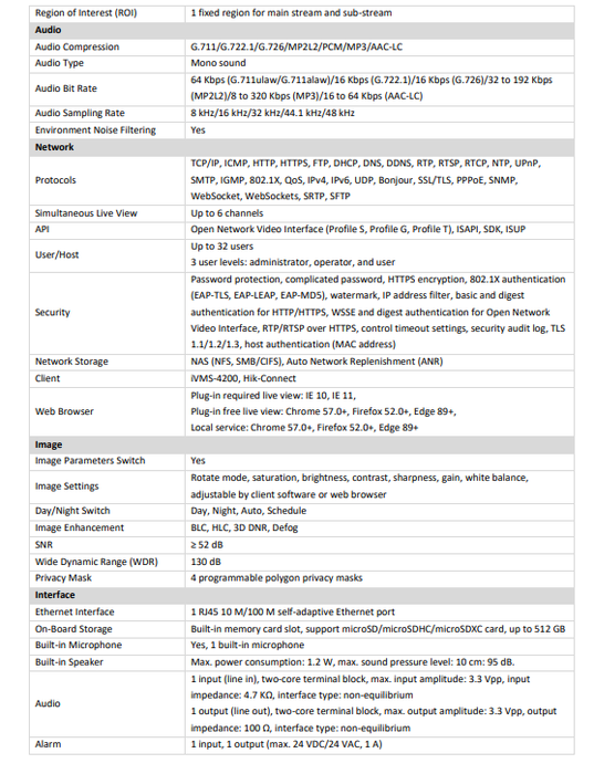 Hikvision DS-2CD2387G2H-LISU/SL4K 8MP PoE Fixed Turret IP Camera with Smart Hybrid Light, Color Night Vision, Human/Vehicle Detection, Built-in Mic and Speaker, Strobe Light and Audio Alarm