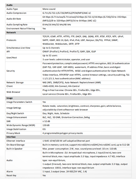 Hikvision DS-2CD2387G3-LIS2UY/SL 8MP Strobe Light & Audible Warn Color-Vu 3.0 Fixed Turret PoE IP Camera, Smart Hybrid Light, Acu-sense 3.0, Two-Way Audio, HikAI-ISP Noise Reduction, Anti-Corrosion Design 2.8mm