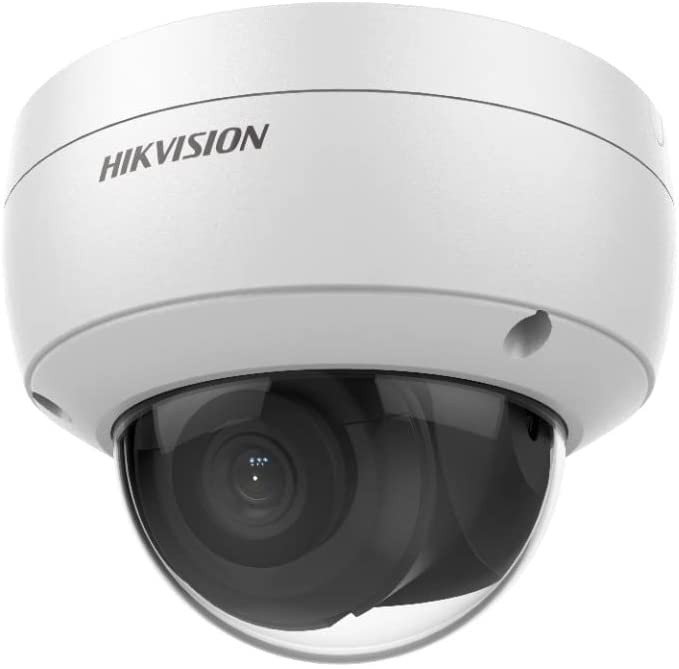 Hikvision DS-2CD2183G0-IU 4K 8MP IP Camera 2.8mm PoE Vandal Dome Camera Built in Microphone IR IP67 IK10 H.265+ English Version Compatible with Hik Vision NVR