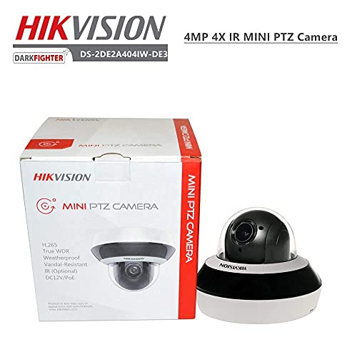 Hikvision DS-2DE2A404IW-DE3 2.8-12MM Lens 4MP IR 20m Network Dome Camera PTZ Camera Optical Zoom Digital Zoom IK10 IP66 Original English Version
