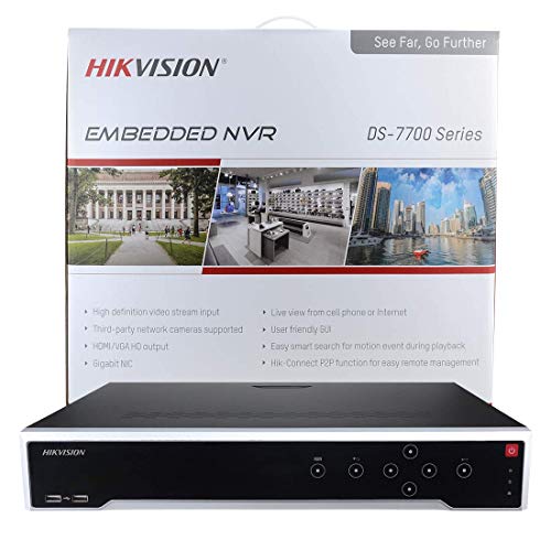 Hikvision DS-7732NI-I4/16P 32 Channel 4K 8MP NVR w/ 16 CH POE Plug and Play No Hard Drive H.265