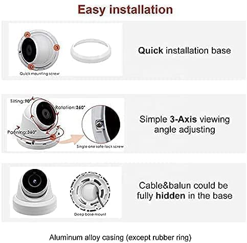 Hikvision DS-2CD2343G2-I 4K 8MP Full Color Night Vision ColorVu Turret Dome IP Camera with Visible White LED Lights, 2.8mm Wide Angle, Outdoor Built in Mic, Plug and Play Compatible with Hik Vision NVR