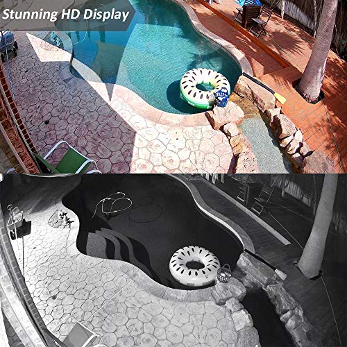 Real HD IPC-8BL28 4K 8MP PoE IP Security Bullet Camera, 2.8mm Fixed Lens, H.265, IP66 Waterproof, Plug and Play Compatible with Hikvision DS-7608NI-Q2/8P Dahua Uniview NVR and Blue Iris